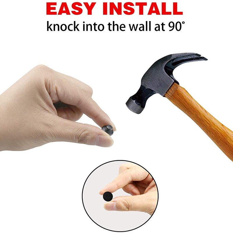 20 Pack Small Nails for Picture Hanging Double-Headed Picture Hangers Nails Wall Nails for Hanging Pictures