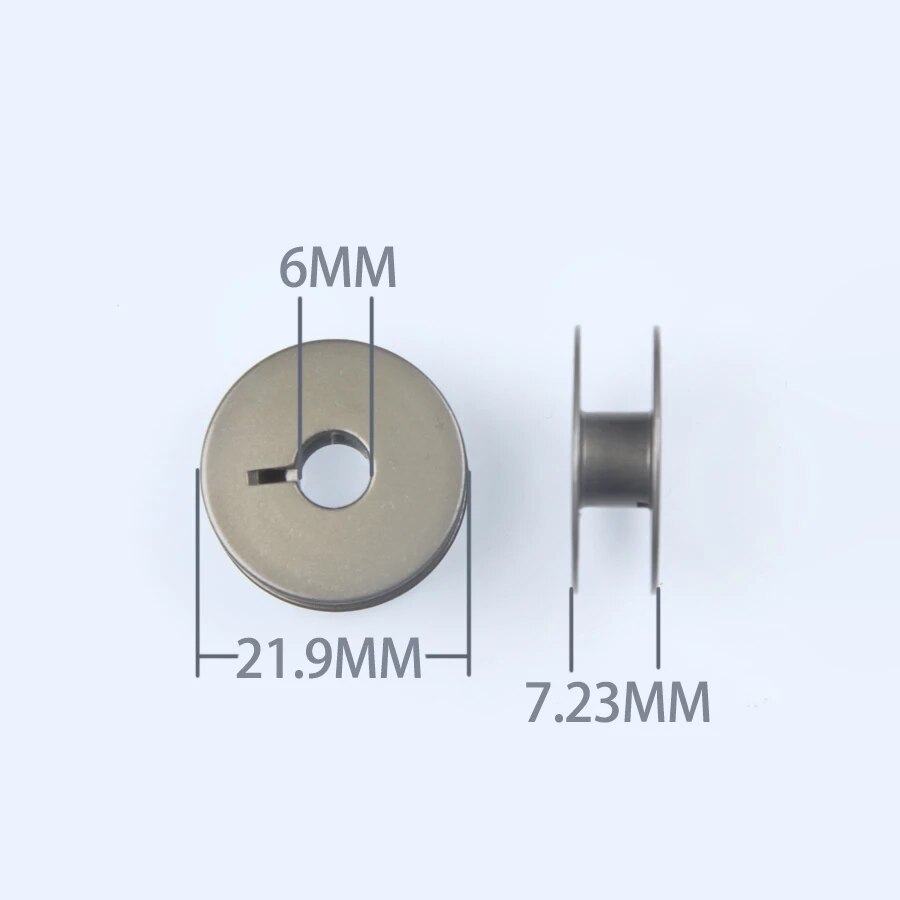 10Pcs 45785 Aluminium Spoel Voor Singer HR221/Strobel 360 Unie Speciale Naaimachine Onderdelen