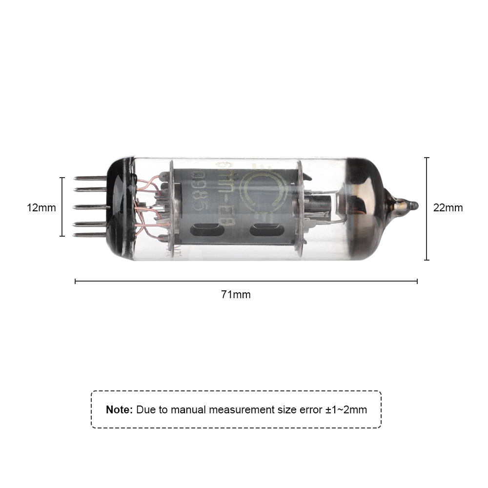 AIYIMA-tubo amplificador 6n1n-EB, válvula electrónica de tubo de vacío, actualización 6n1n 6P1 para amplificador de sonido y Audio, 2 uds.