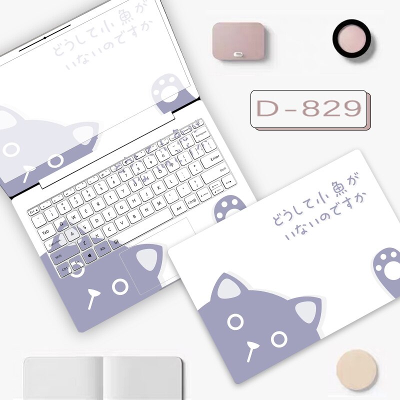 laptop stickers Cute girl cartoon series stickers laptop keyboard stickers laptop skin for macbook air a2179 hp lenovo 340 ABC: ZD-829