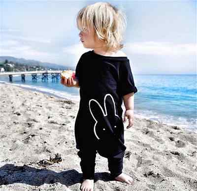Summer Newborn Kids Baby Boy Girl Cotton Rabbit Romper Jumpsuit