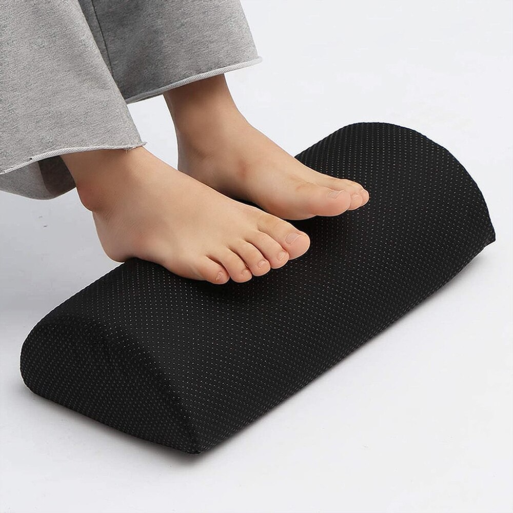 Ergonomic Feet Cushion Support Foot Rest Under Desk Comfortable Massage Pillow Foam Footrest For Office Worker Elderly People