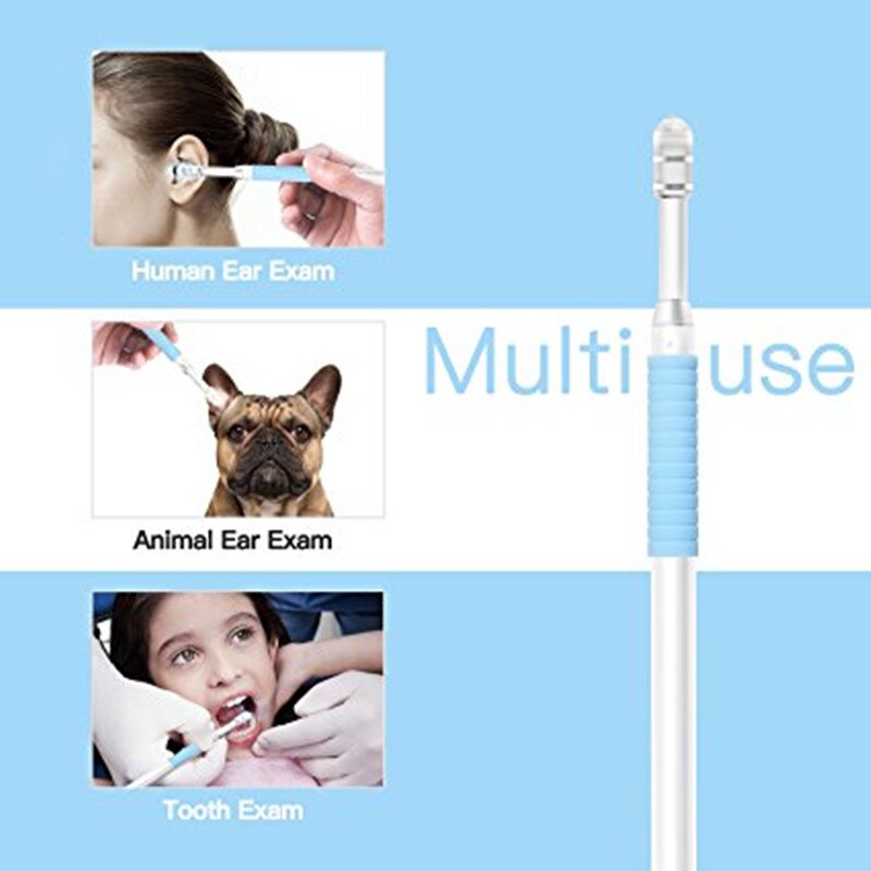 Mini Ear Endoscope Camera 3 in1 Ear Cleaning Android USB Endoscope 5.5mm Visual Ear Spoon Earpick Otoscope Camera