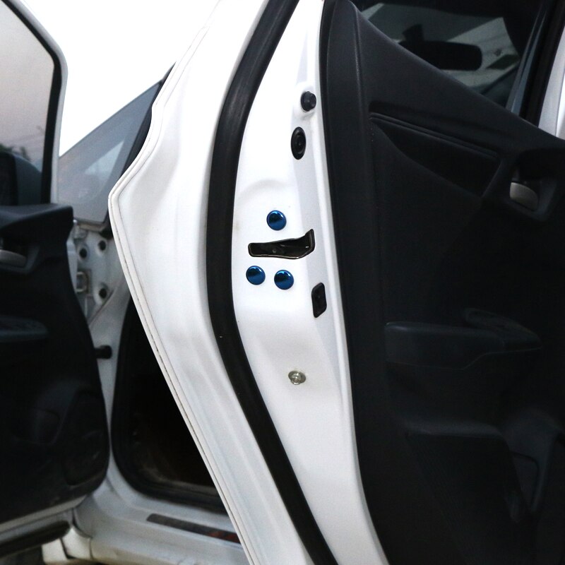 12 stk aluminium bil dørlås skruehætte beskyttelsesdæksel til toyota camry avensis auris hilux vandtæt dørskruedæksel