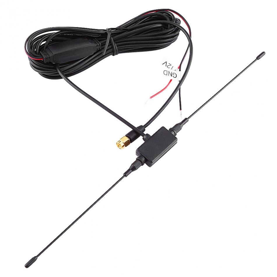 Car SMA Active Antenna with Built-in Amplifier for Digital TV Strong Receiving Signal Auto Car Digital TV Antenna SMA Antenna
