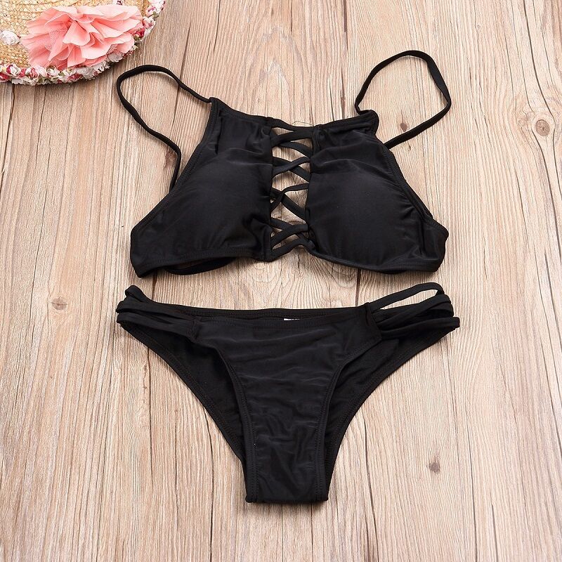 Women Summer Swimwear Bikini Set Push-up Padded Bra Bathing Suit Swimsuit Beach Wear Swimming Suit Bikini