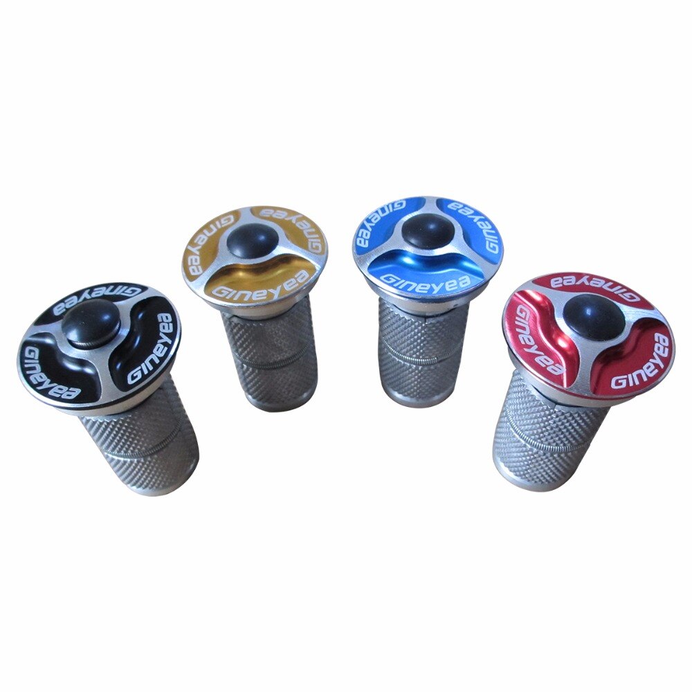 28.6mm 1 1/8" Aluminium Cycling Bike Headset Cap Key Expander Bicycle Headsets Expander Nut Bicycle Accessories 4 Colors
