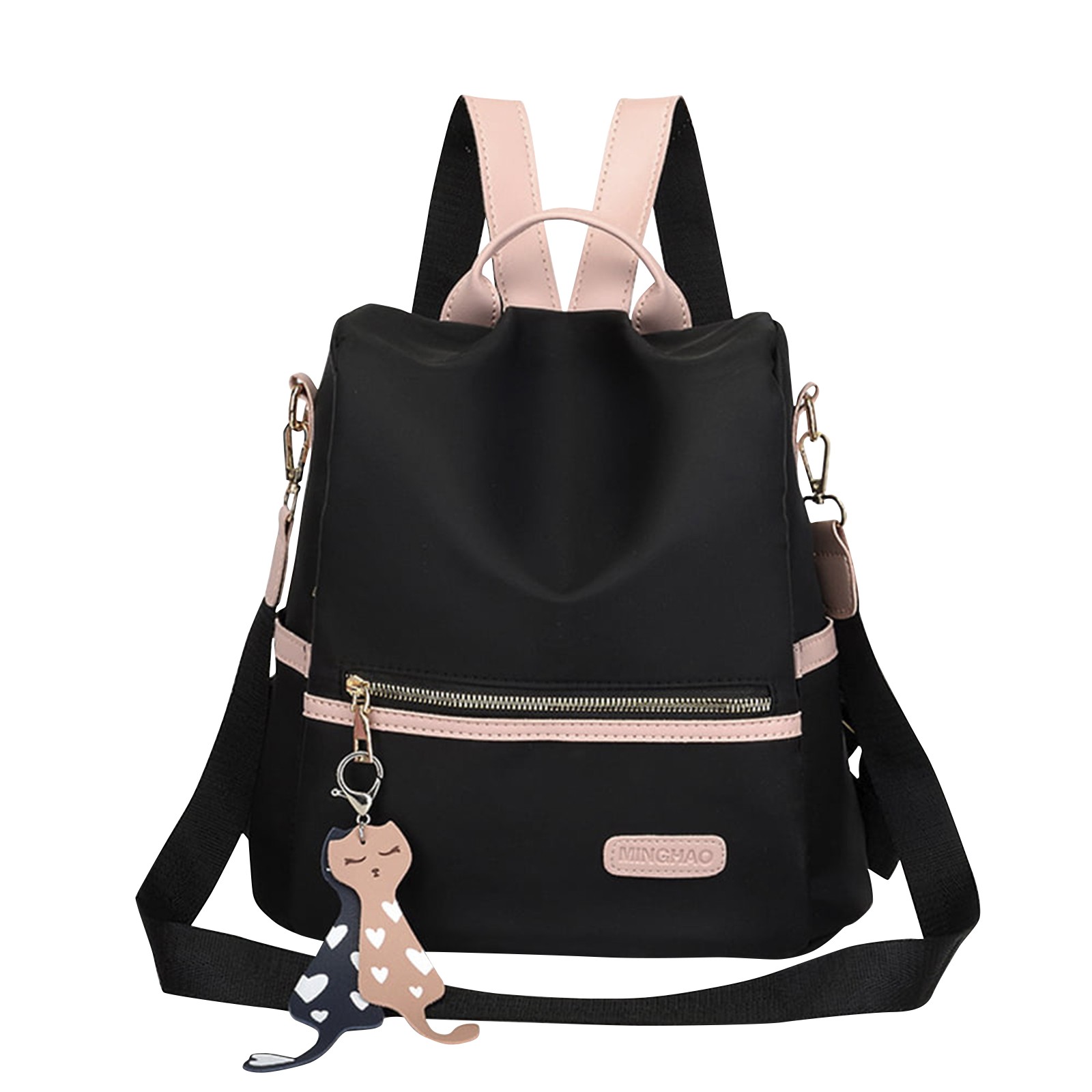 Backpack Women Bag Backpack School School Anti-Theft Waterproof Nylon Multifunctional Large Capacity Shoulder Bag: Default Title