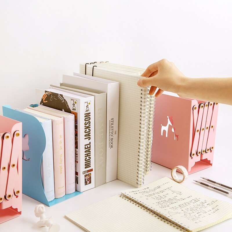 Estantería Flexible, estantería Simple, estantería plegable, estantería Simple, estantería de hierro, estantería de escritorio, libro separador para estudiantes