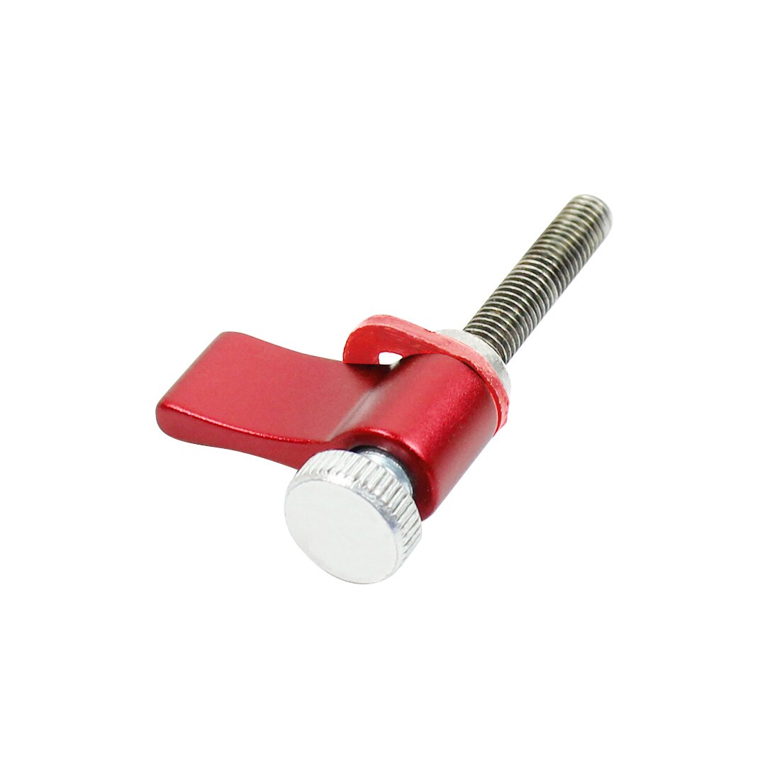 Pack of 2 M4 M5 Thread Aluminum Screw 17mm 20mm 25mm Adjustable Handle Wrench Wing Lock Adapter Wrench Camera Clamp Accessories: Red M5x25mm