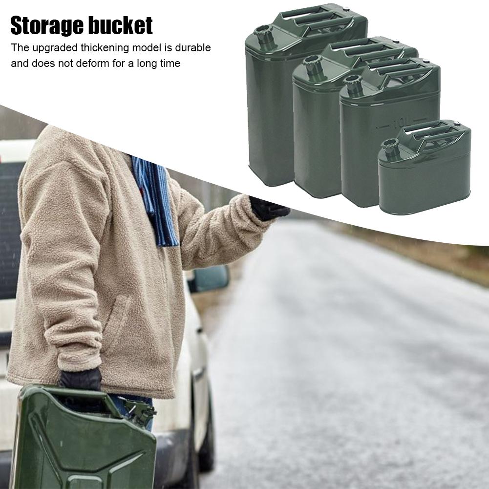 5/10/15/20L Iron Oil Drum Car Motorcycle Spare Oil Drum Oil Container For Truck Car Accessories