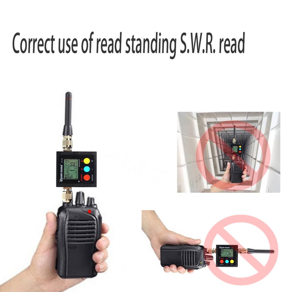 Surecom SW-102S Digitale Vhf/Uhf 125-525Mhz SO239 Connector Power & Swr Meter (SW102-S)