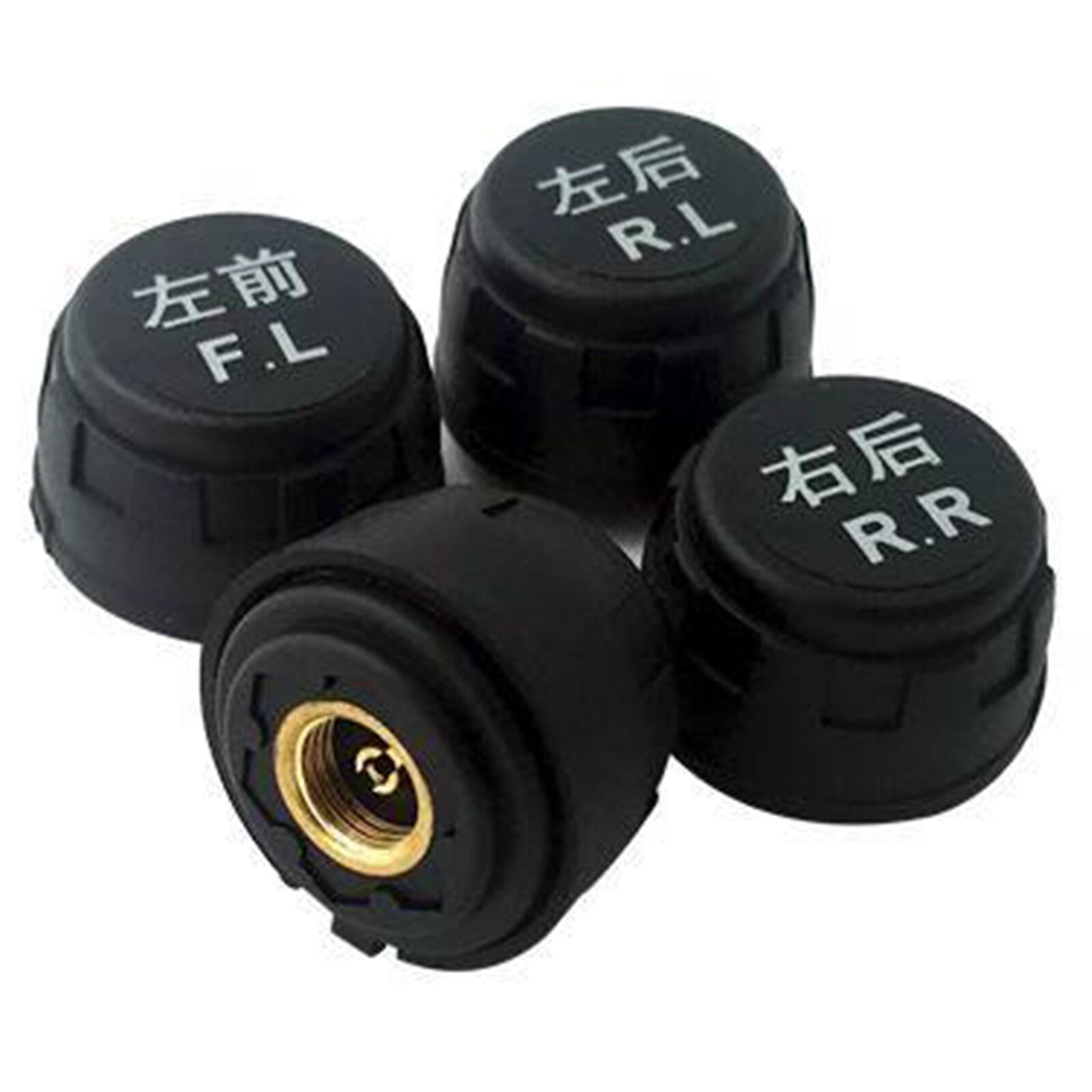 TPMS Car Tire Pressure Monitoring System-LCD Screen Alarm Modes with 4 External Tpms Sensor TD1