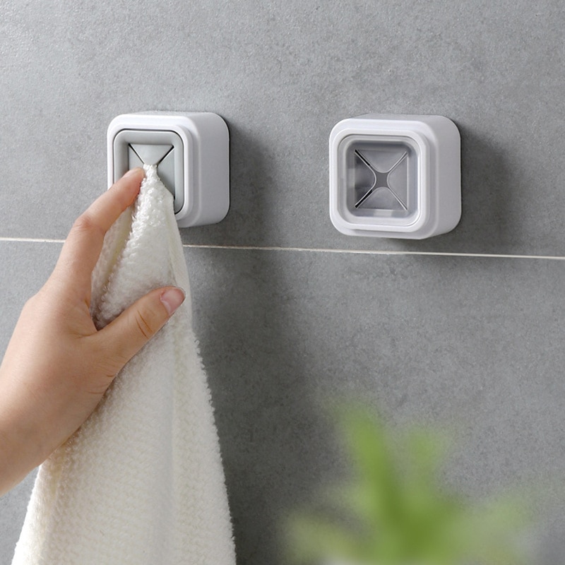 1 Pc Selbstklebende Waschen Tuch Halfter Clip Nahtlose Geschirrtuch Lagerung Gestell Schlecht Handtuch Aufhänger Anbindung Küche Lappen Zauberstab Einfügen haken