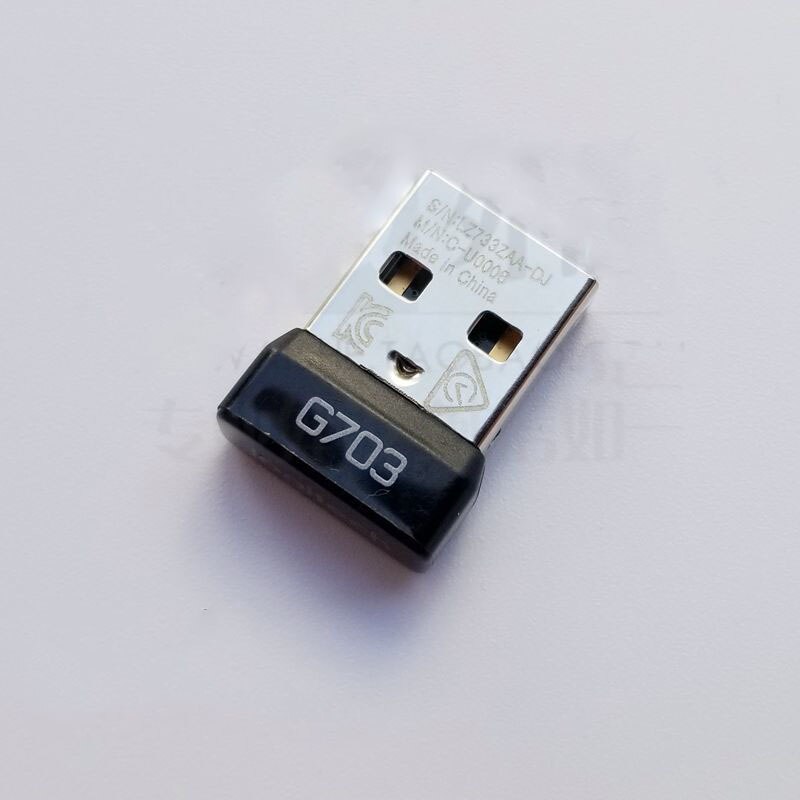 1 USB robić komputera adapter robić odbiornika klucz USB nadajnik dla Logitech G903 G403 G900 G703 G603 G602 G700S bezprzewodowa mysz odbiornik #25