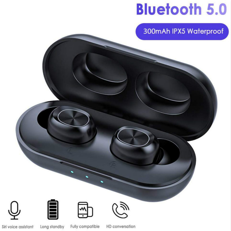 TWS Bluetooth Oortelefoon Streo Draadloze Oordopjes Oortelefoon met Draadloos Opladen Case 3D Stereo Geluid Opladen Box Bluetooth 5.0