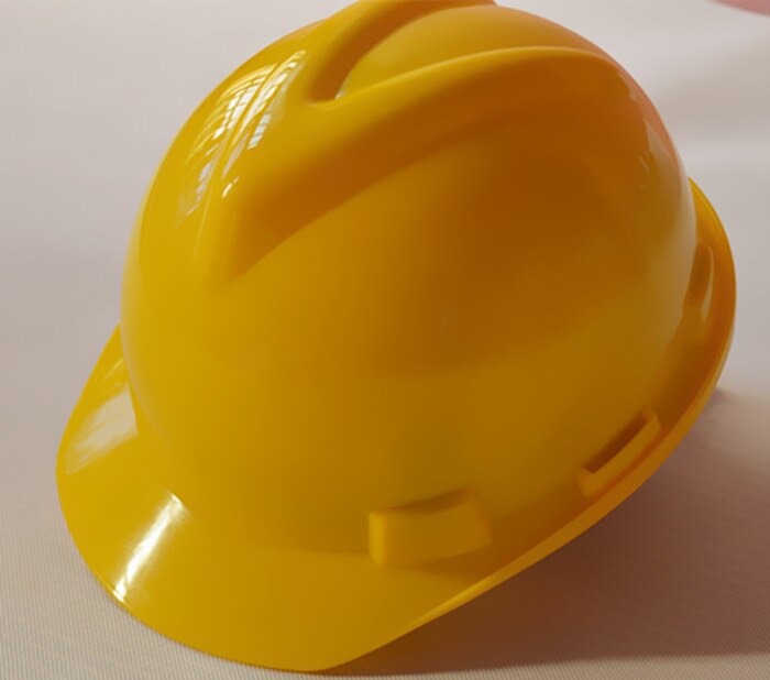 Gute casco de seguridad V stil Glasierten stahl baustelle sicherheit Helm arbeit Webseite schützen Helm: Gelb