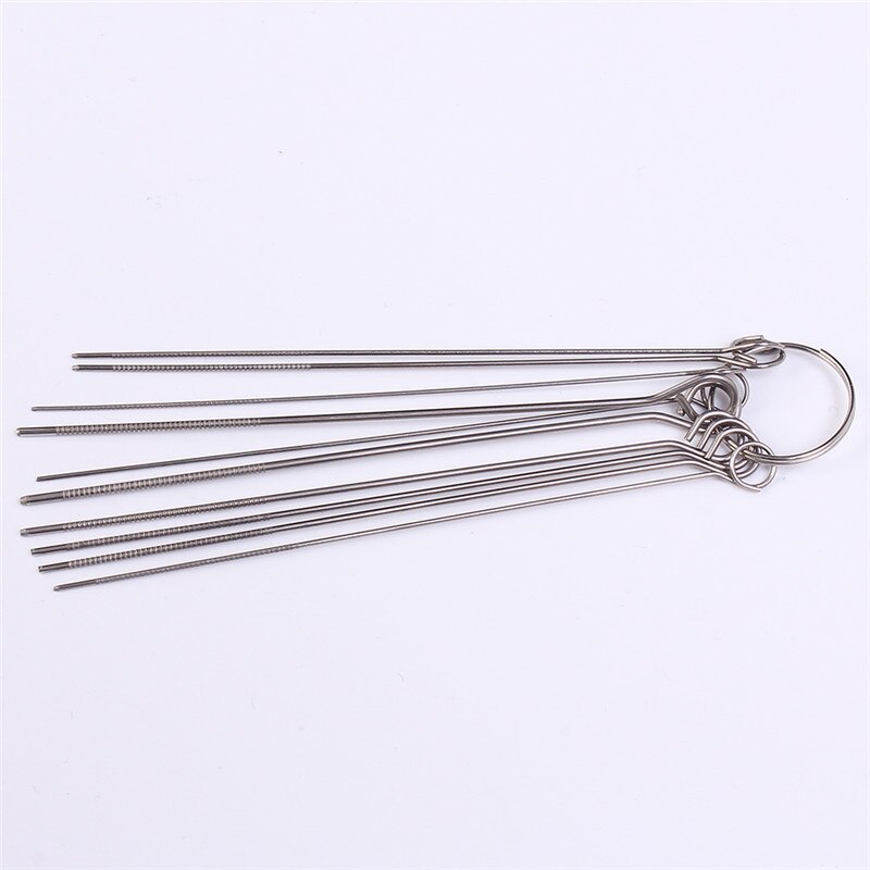 10 Kinds Stainless Steel welding tooPCB Electronic Circuit Through Hole Needle Solder Soldering Welding Iron Tool 80mm 0.7-1.3mm