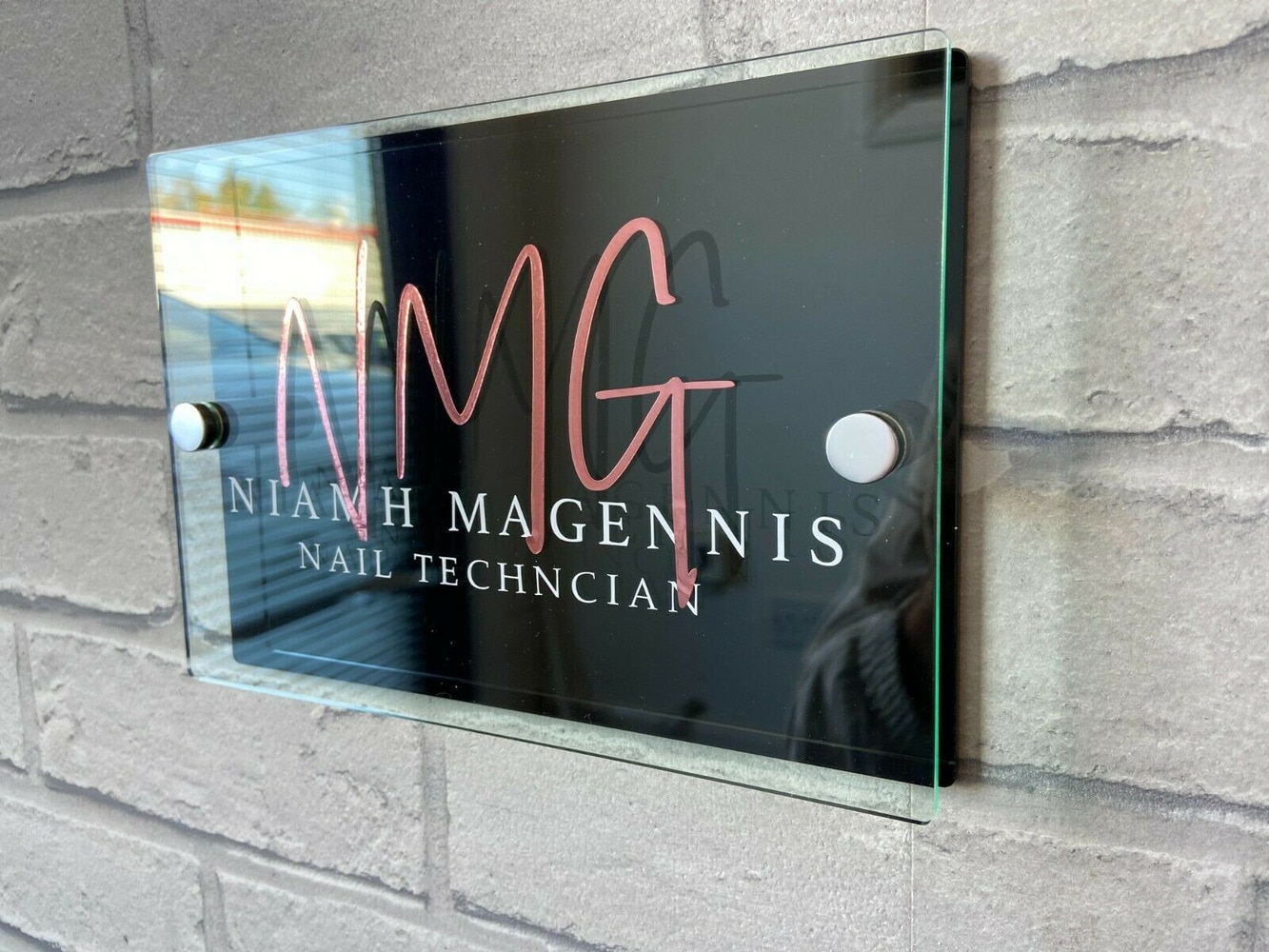 Modern Premium Office Plaque Shop Entrance Commercial Door Acrylic Sign Business