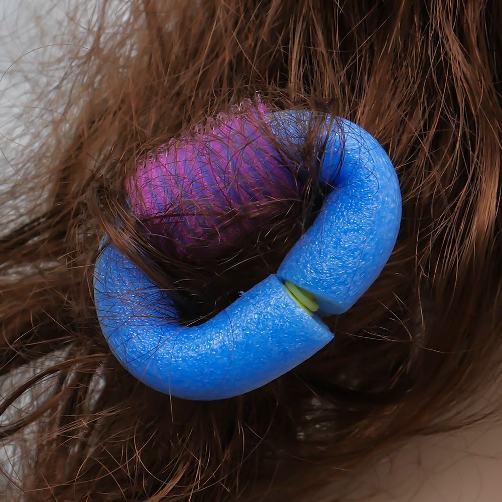 12 X DIY Soft Foam Curlers Makers Bendy Twist Curls Tool Styling Hair Rollers CN