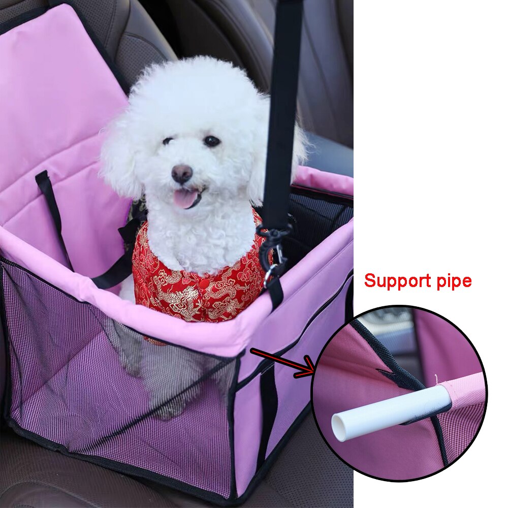 Auto Veiligheidsgordel Booster Seat Carrier Mand Kat Puppy Hond Pet Travel Barrière Zak Kooi Case Box