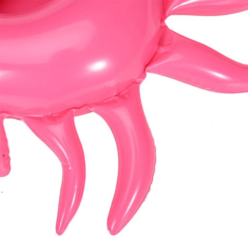 Kinder Kinder Strand Wasser Spielzeug Krabben Tasse Halter Trinken Flasche Telefon Sitz Schwimm Aufblasbare Bahn 72XC