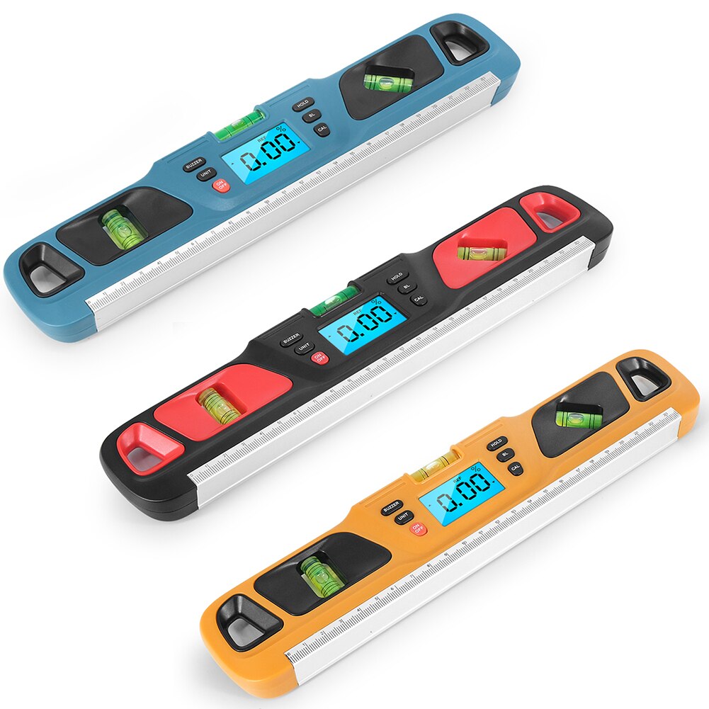 Digital Level Inclinometer HW-200 Electric Angle Finder LED Display Protractor Measuring Tool Magnetic Base Digital Level