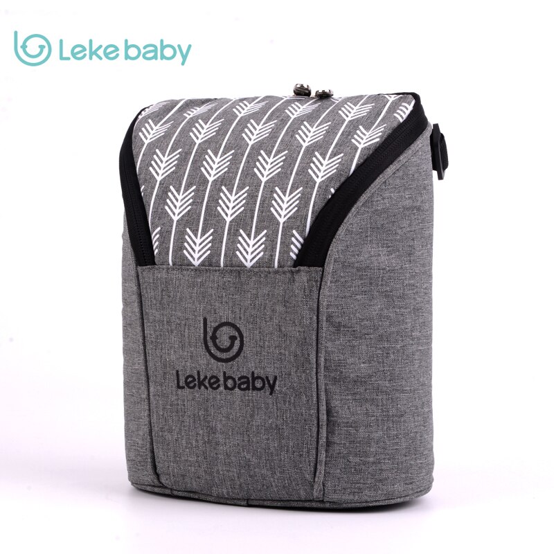 Lekebaby Baby insulation bag Maternity Handbag Feeding Bottle Food Warmer Pail Fresh-keeping Cooler Bag for baby care Mom Kids