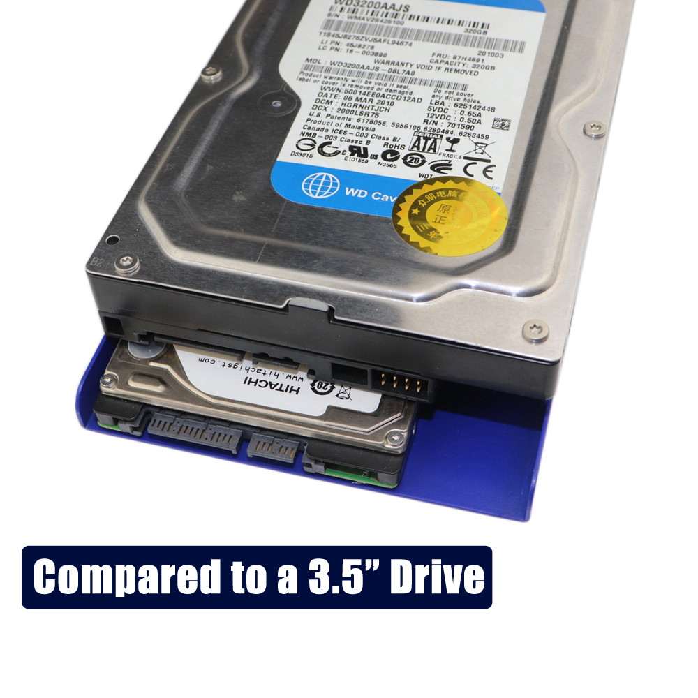 2,5 zoll bis 3,5 Zoll Interne Festplatte Montage Bausatz SSD Adapter Halterung mit SATA III 6Gbps Daten und Energie Kabel