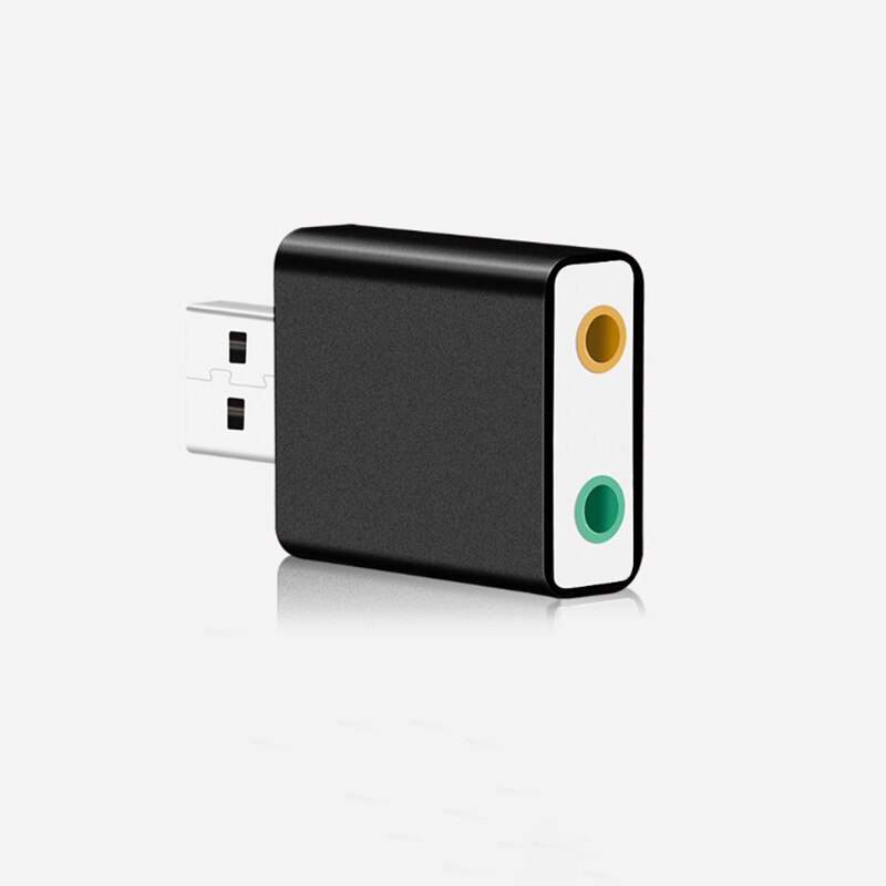 7.1- -kanavainen alumiiniseos usb-äänikortti tietokoneen ulkoinen äänikortti usb 7.1 -äänikortti analoginen äänikortti