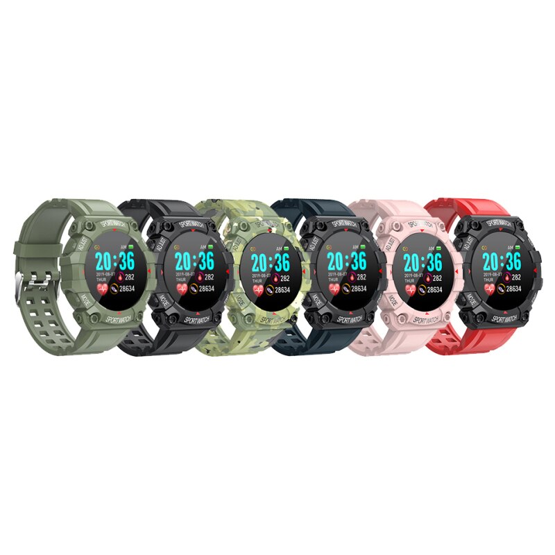 FD68 Smart Horloge Mannen Sport Armband Hartslag Hartslag Bloeddruk Multifunctionele Intelligente Sport Horloge Voor Vrouwen Man