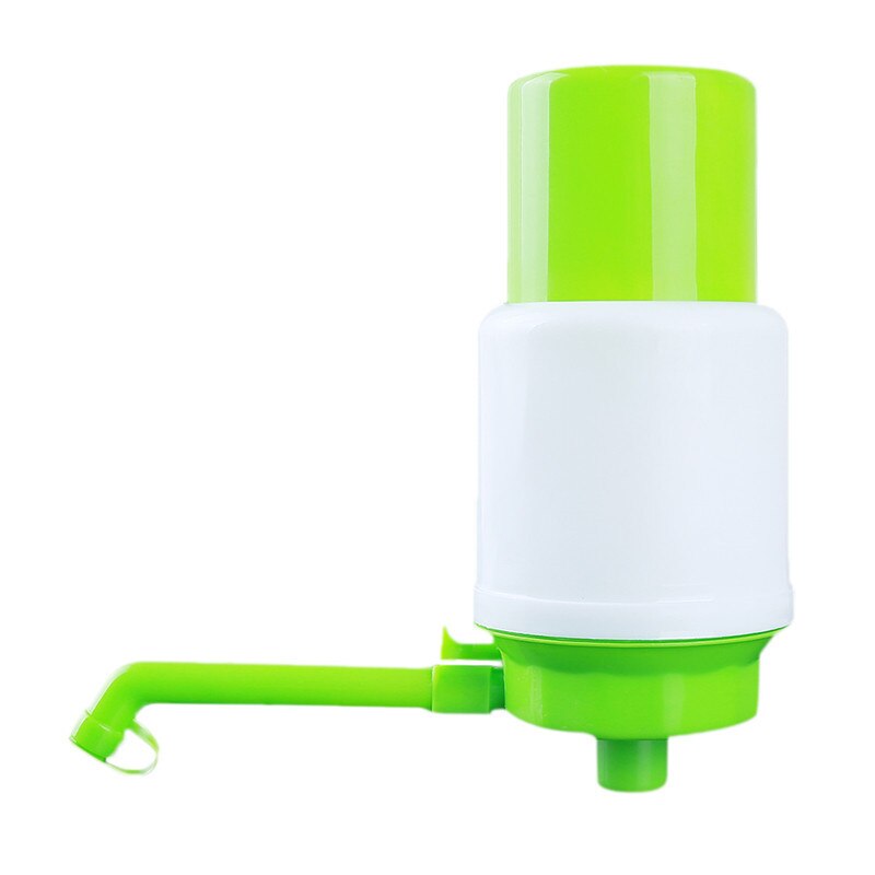Användbar bärbar dricksvattenflaska handpress avtagbart rör innovativ vakuumpump manuell pumpdispenser: Grön