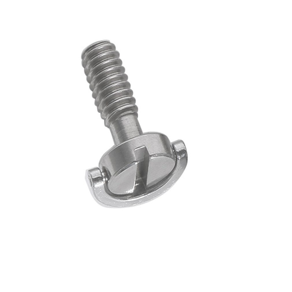 1/4 Inch Rvs Lange Schroef Slr Camera Statief Ptz Schroef Quick Release Plaat Woord Schroef