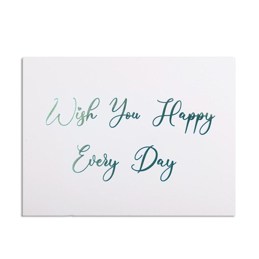 50Pcs Mini White Greeting Card Thank You Cards DIY Handwriting Message Blank Postcard Happy Birthday Wedding Party Decor: Style  10