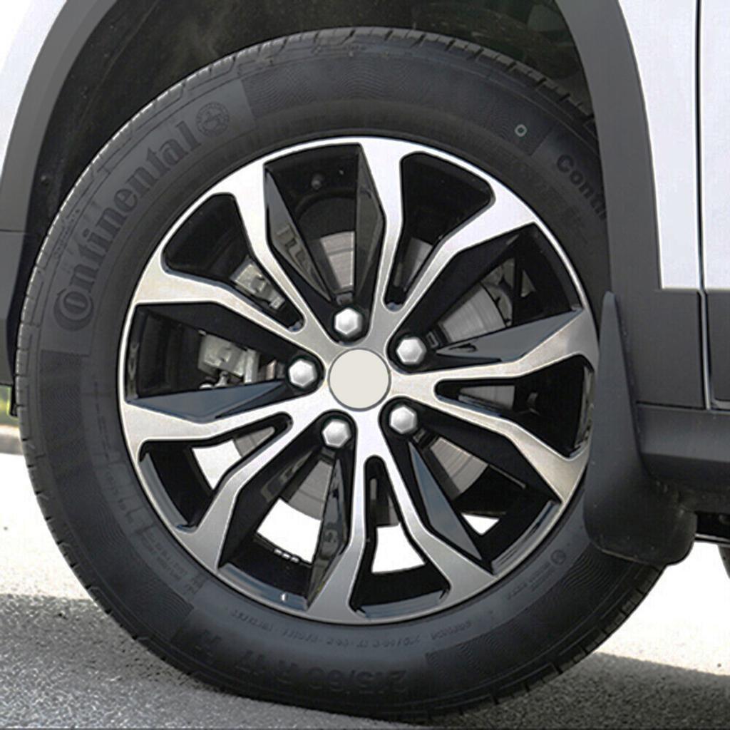 24pcs 17MM Car Chrome Wheel Nut Caps Protector Hub Tighten Screws Covers Tyre Nut Bolts Outward Decoration Studs Guard Vehicle