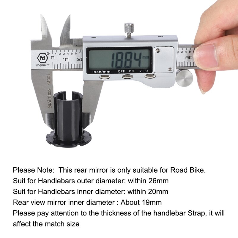 Fiets Achteruitkijkspiegel Racefiets Stuur Spiegel 360 Graden Draaibare Bike Accessoires Veilig Fietsen Stuur Achteruitkijkspiegel