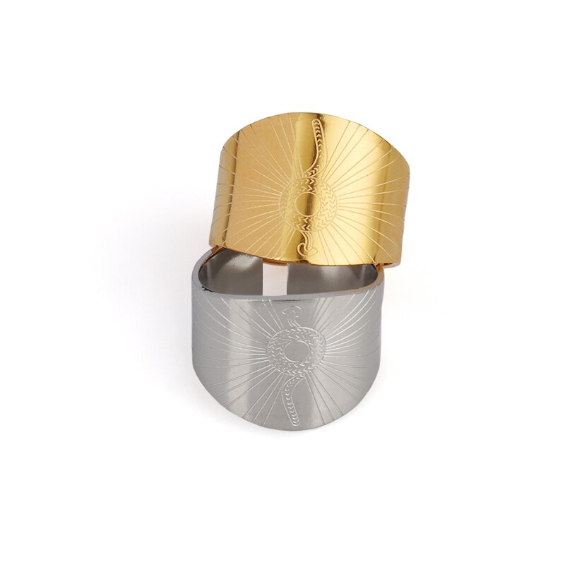 Egyptian ring Stainless Steel Rings For Men Women Punk Open Ring Finger Men Ring Jewelry Accessories