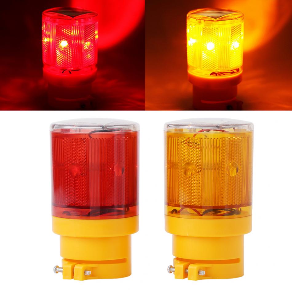 Luz de advertencia Solar roja y amarilla, luces LED de navegación, Flash de emergencia para barco, lámpara de alarma de iluminación para Advertencia de tráfico