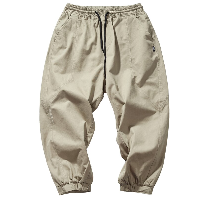 Japansk streetwear khaki bukser kpop koreansk stil tøj hip hop joggers mænd sport mode tøj army casual harem bukser