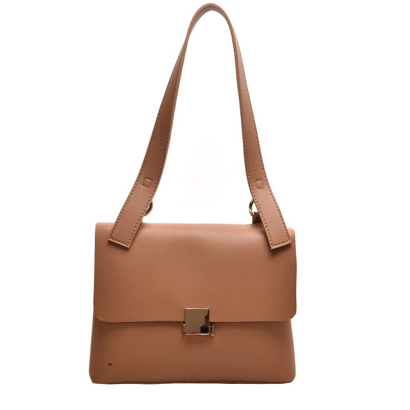 ATLI lässig retro Schulter Taschen für Frauen Weibliche Handtaschen Pu Leder Umhängetasche Große Kapazität lässig Tote: khaki