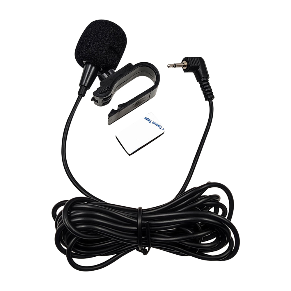 Microphone de voiture 2.5mm Clip Jack Plug micro stéréo Mini Microphone externe filaire 2 pôles Mono câble de voiture avec support mousse coupe-vent