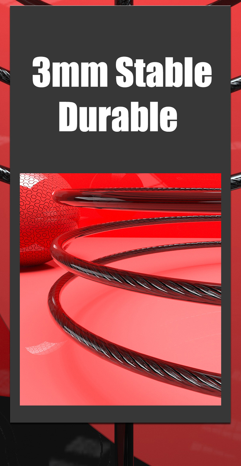 Crossfit Speed Jump Rope Skipping Rope For MMA Boxing Fitness Skip Workout Training With Carrying Bag Spare Cable