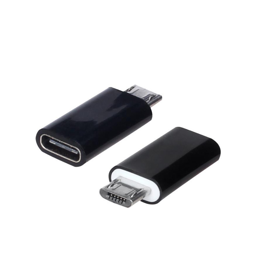 Type-C Vrouwelijke Connector naar Micro USB 2.0 Male USB 3.1 Converter Data Adapter Hoge Snelheid Android Gecertificeerd Mobiele telefoon Accessoires