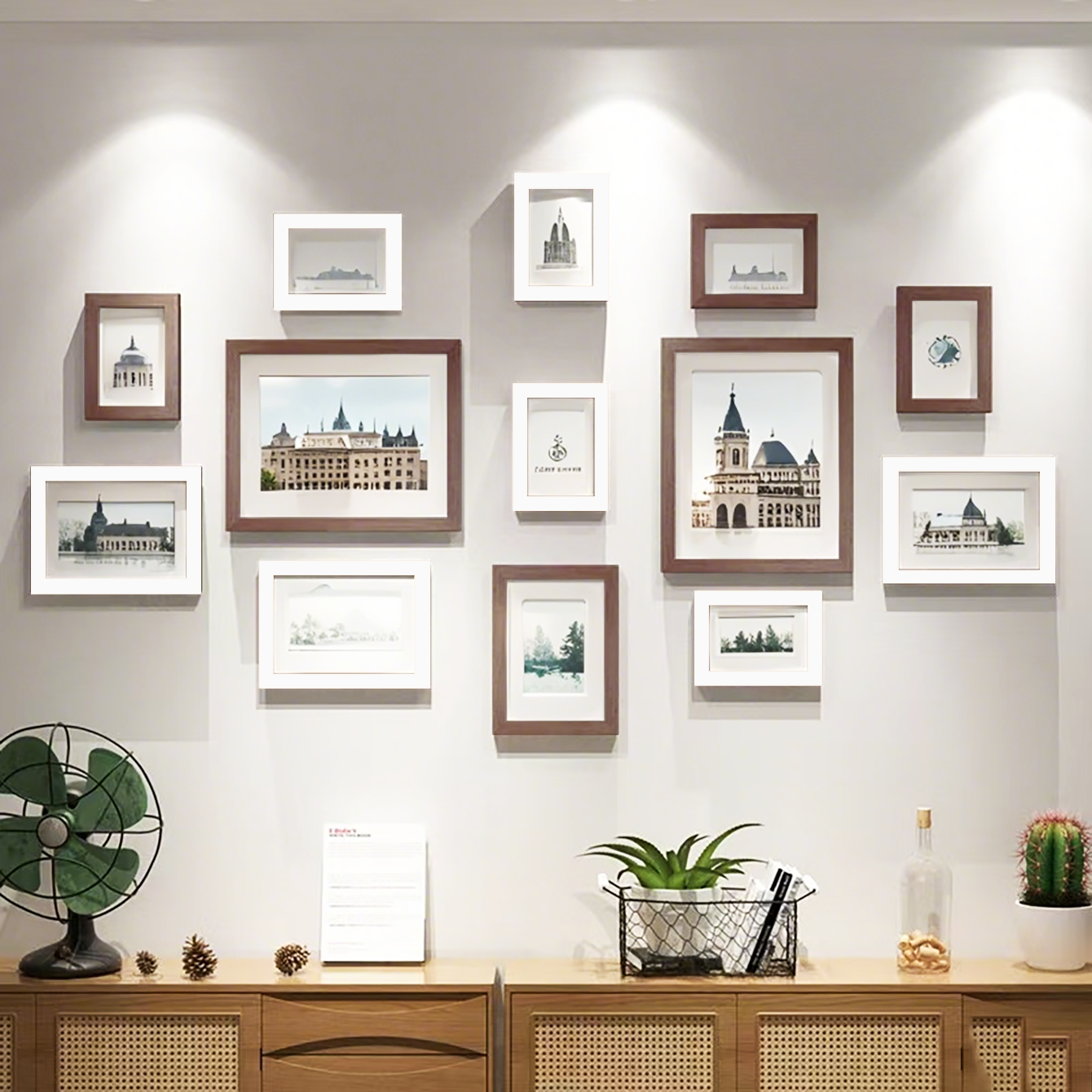 13pcs Wood Photo Frames for Wall Decoration items Home Office Festival Decoration Commemorative Picture Frame