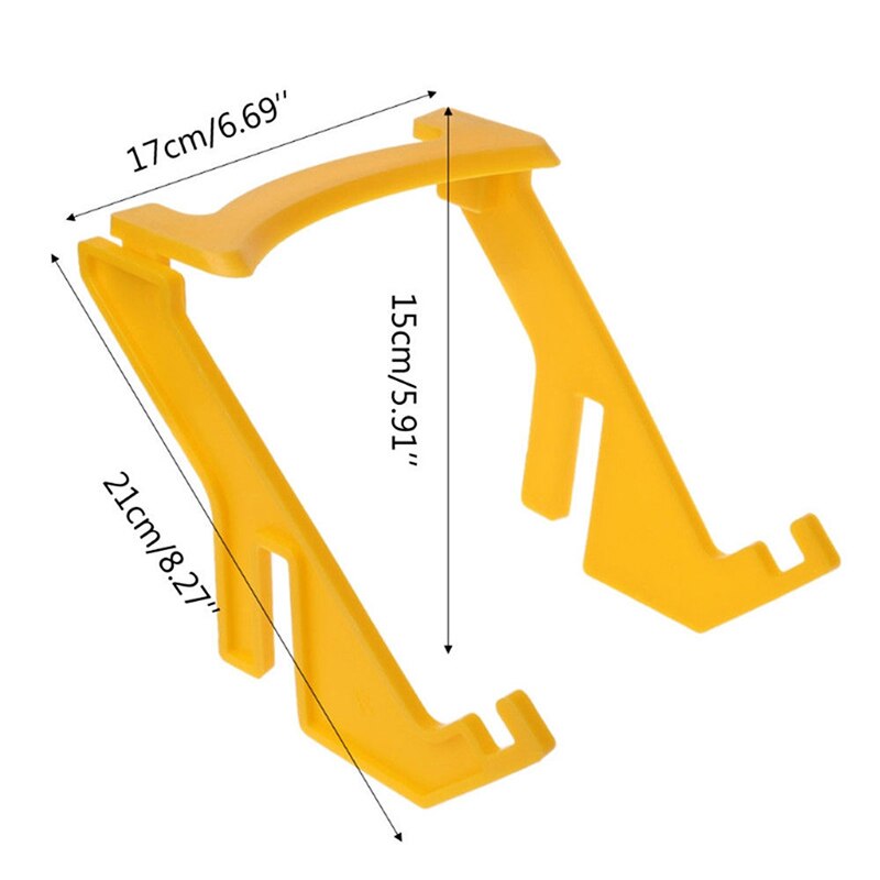 Kunststof bijenhouder honing emmer rek frame grip houder imker imker gereedschap bijenhouder rek tuinieren gebruik honingstandaard