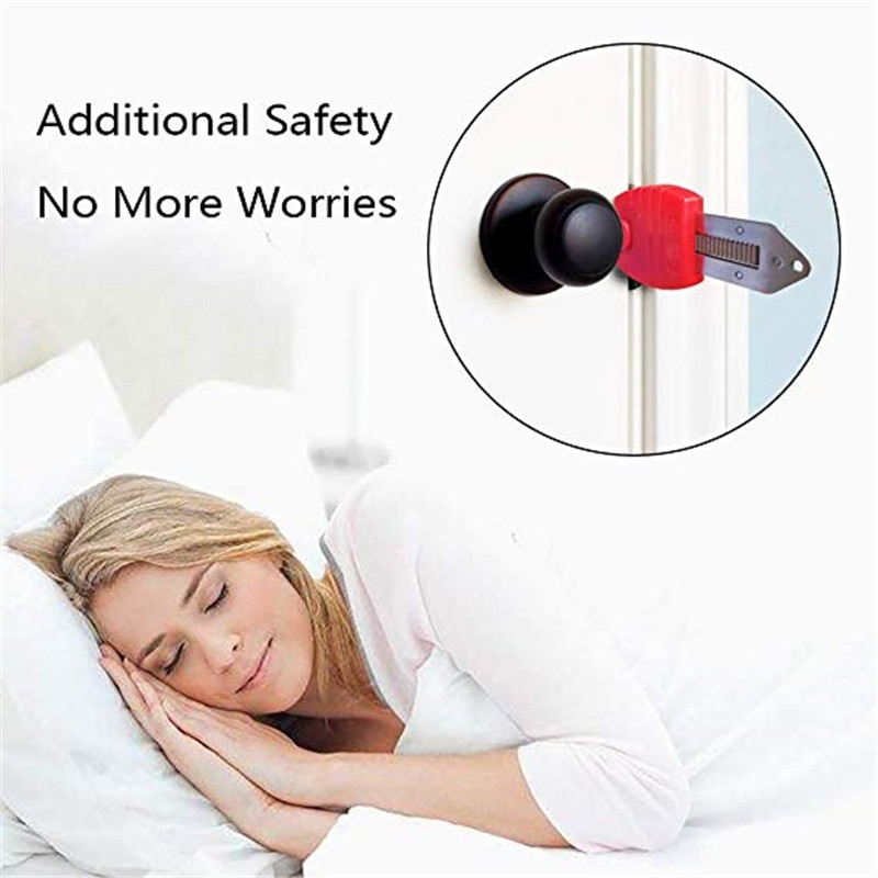 High Security Portable Door Lock Anti-theft lock Travel Lock Childproof Door Lock Home Security Door Lock