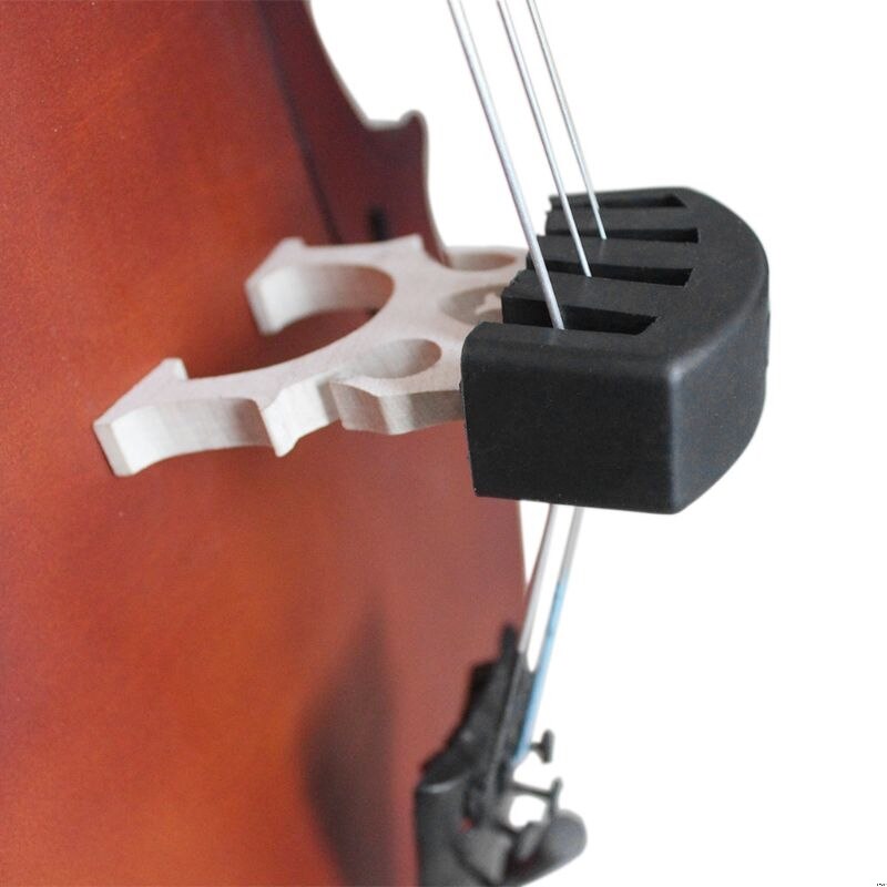 Irin Uitlaat 5 Klauwen Cello Mute Voor 4/4 Maat Cello Perfect Volumeregeling Rubber Beoefenen Violoncello Accessoires
