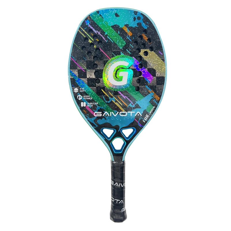 Raquette De Padel Ianoni - Surface Carbone + Noyau Mousse EVA - Léger 360g - Neuf Sous Boîte