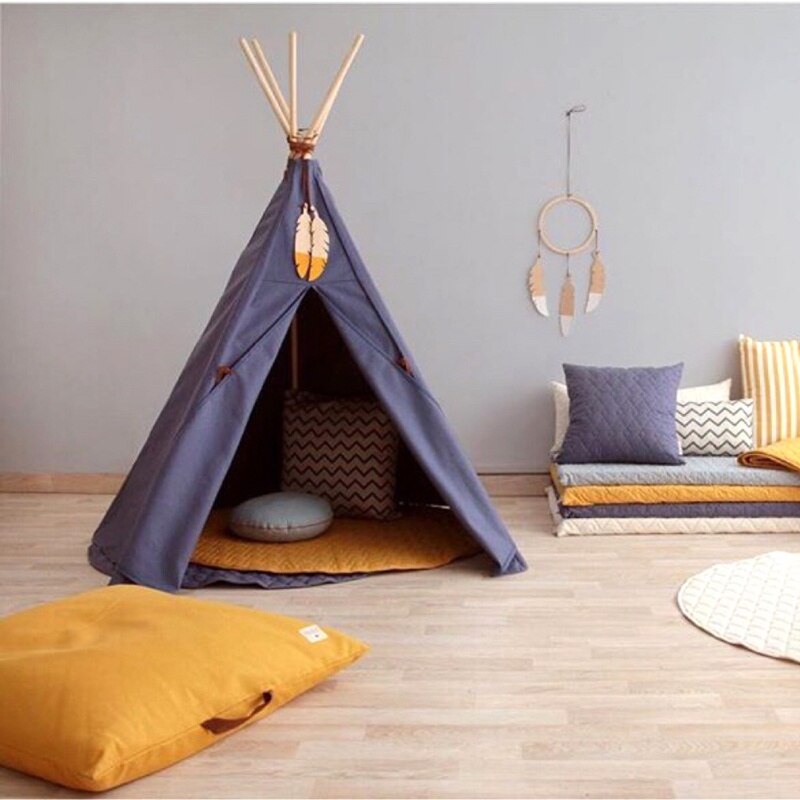 Windgong Muur Opknoping Kinderen \ 'S Room Bed Tent Veren Ornament Wanddecoratie