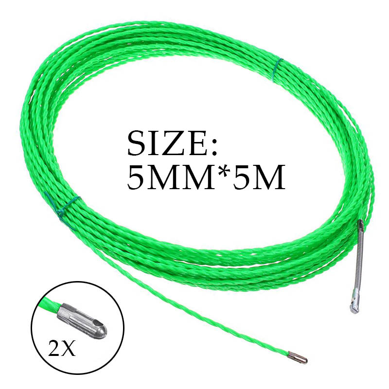 Piarktoy 10 M 3 Mm Gids Apparaat Glasvezel Elektrische Kabel Pullers Duct Snake Rodder Vis Tape Draad